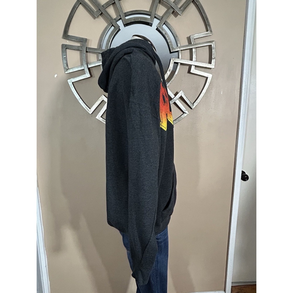 AC DC Hooded Pullover Sweatshirt Hoodie XL Grey Big Logo - Picture 6 of 12